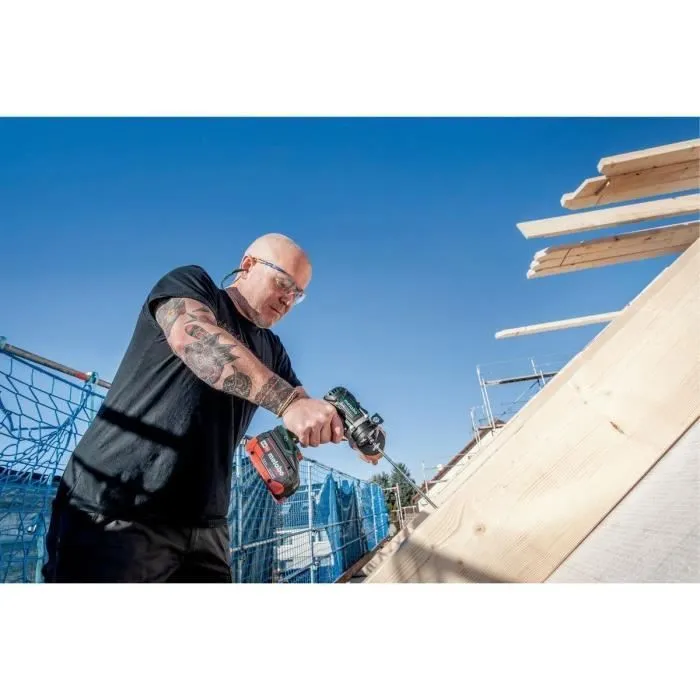 Metabo Taladro Atornillador a Batería BS 18 LTX BL QI 18 V con MetaBOX 145 L