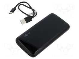 GOOBAY Powerbank 10000mAh con Quick Charge 3.0, Negro