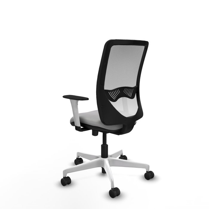 PIQUERAS Y CRESPO Silla de oficina Zulema Gris claro y Blanco PIQUERAS Y CRESPO Silla de oficina Zulema Gris claro y Blanco