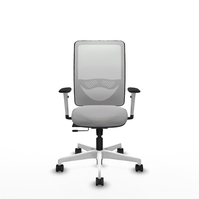 PIQUERAS Y CRESPO Silla de oficina Zulema Gris claro y Blanco PIQUERAS Y CRESPO Silla de oficina Zulema Gris claro y Blanco