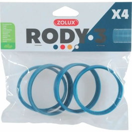Zolux Conectores para jaulas de roedores Rody3 - Azul - 4 piezas