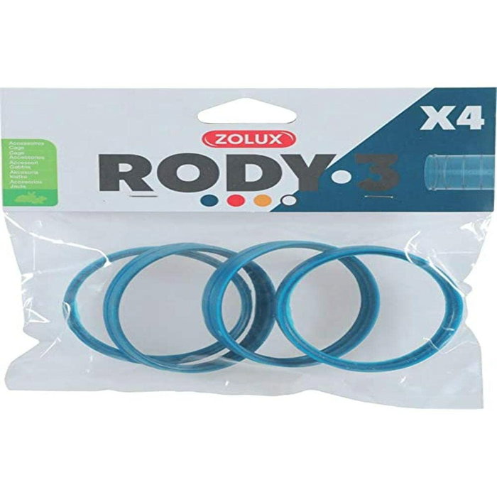 Zolux Conectores para jaulas de roedores Rody3 - Azul - 4 piezas Zolux Conectores para jaulas de roedores Rody3 - Azul - 4 piezas