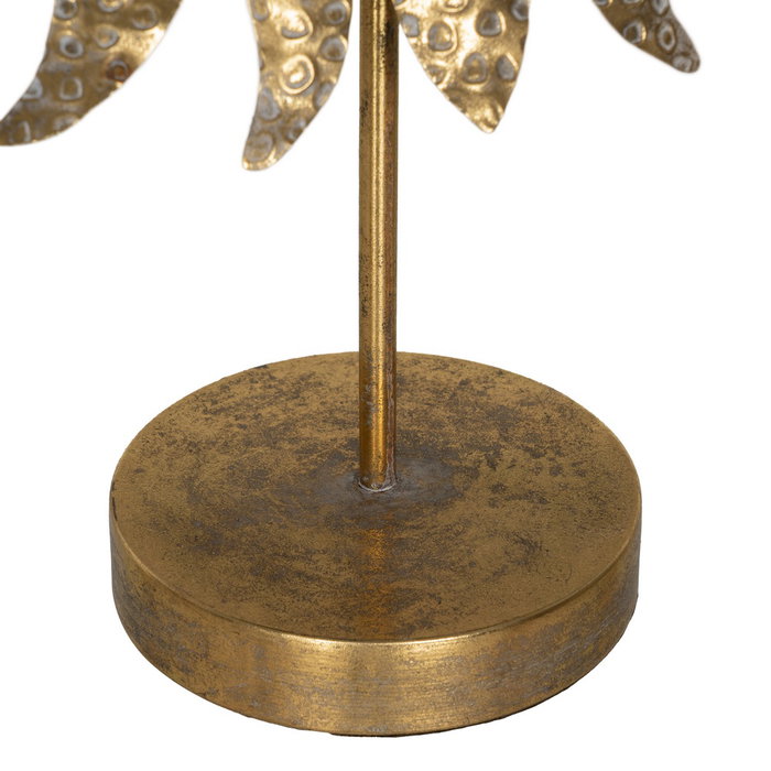 Figura Árbol Oro Metal Decoración 34 X 14 X 67,50 cm