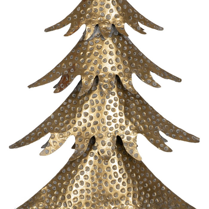 Figura Árbol Oro Metal Decoración 34 X 14 X 67,50 cm