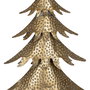 Figura Árbol Oro Metal Decoración 34 X 14 X 67,50 cm