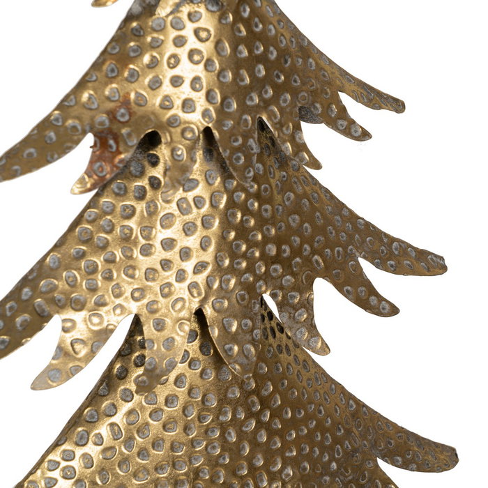 Figura Árbol Oro Metal Decoración 34 X 14 X 67,50 cm