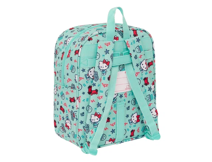Safta Mochila de Guardería Hello Kitty Sea Lovers Adaptable a Carrito