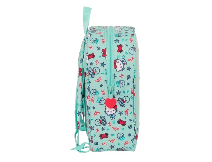 Safta Mochila de Guardería Hello Kitty Sea Lovers Adaptable a Carrito