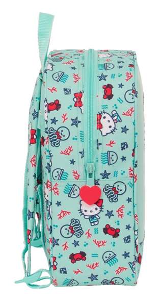 Mochila Infantil Hello Kitty Sea lovers Turquesa 22 x 27 x 10 cm