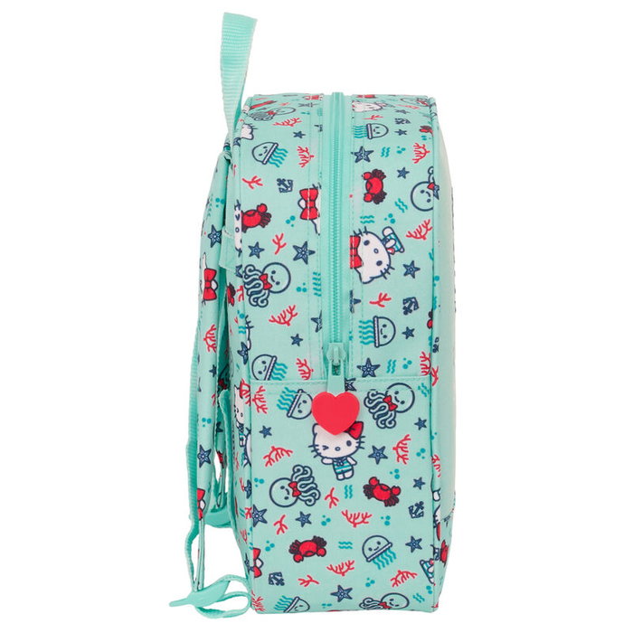 Safta Mochila de Guardería Hello Kitty Sea Lovers Adaptable a Carrito