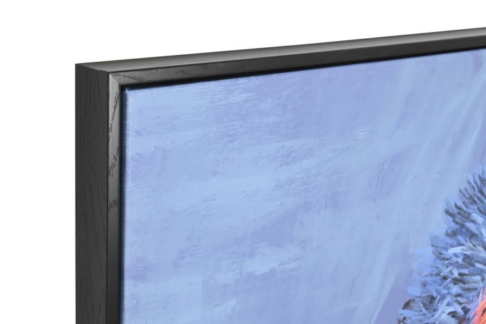 DKD Home Decor Cuadro PS Lienzo 90x4x120 Monos Enmarcado Surtido de 2