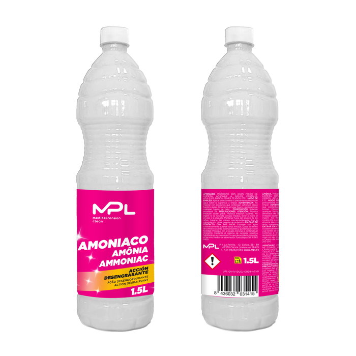 MPL Amoniaco Botella 1,5 Lt MPL Amoniaco Botella 1,5 Lt