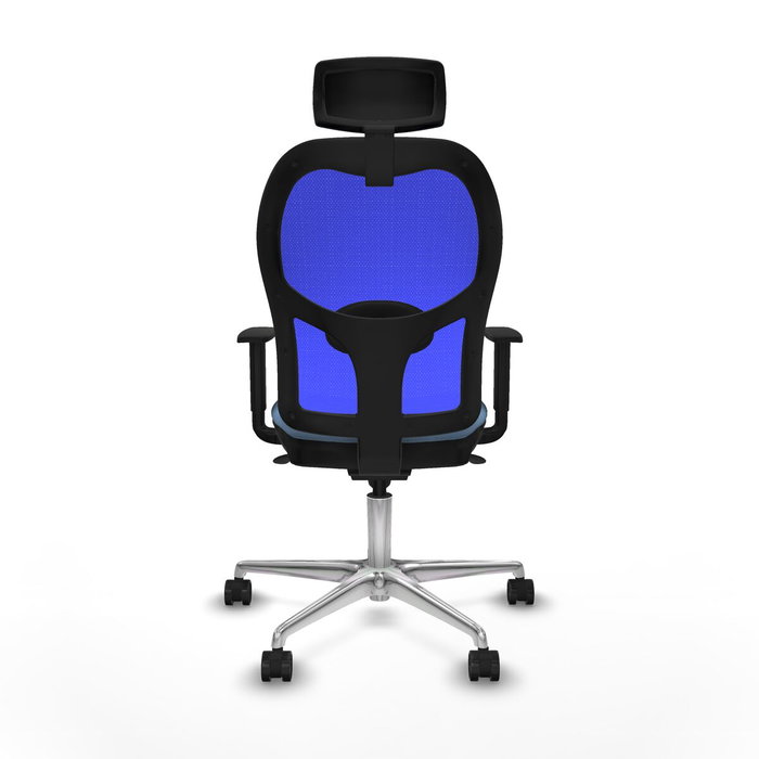 PIQUERAS Y CRESPO Silla de oficina Jorquera con mecanismo Sincro, Azul cielo y Azul