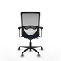 PIQUERAS Y CRESPO Silla de oficina Zulema Azul/Blanco con mecanismo Sincro/Traslack