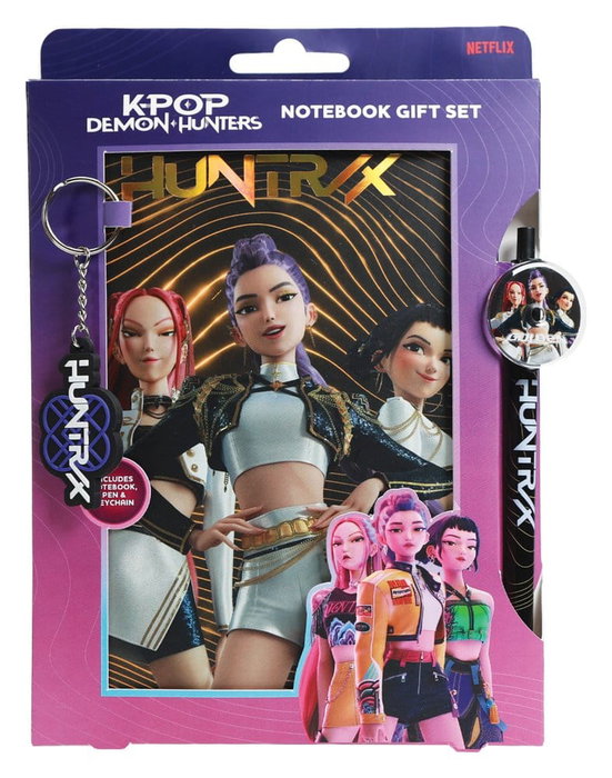 Blue Sky Studios Set de Regalo KPop Demon Hunters con Cuaderno, Bolígrafo y Llavero Blue Sky Studios Set de Regalo KPop Demon Hunters con Cuaderno, Bolígrafo y Llavero