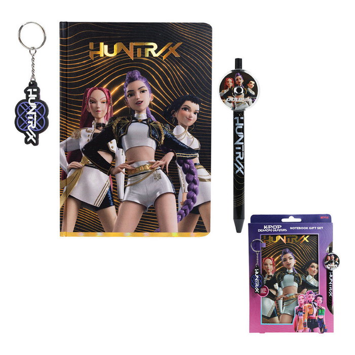 Blue Sky Studios Set de Regalo KPop Demon Hunters con Cuaderno, Bolígrafo y Llavero Blue Sky Studios Set de Regalo KPop Demon Hunters con Cuaderno, Bolígrafo y Llavero