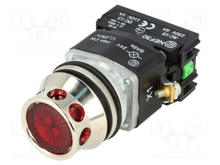 PROMET Interruptor de presión NEF30 Verde 24V PROMET Interruptor de presión NEF30 Verde 24V