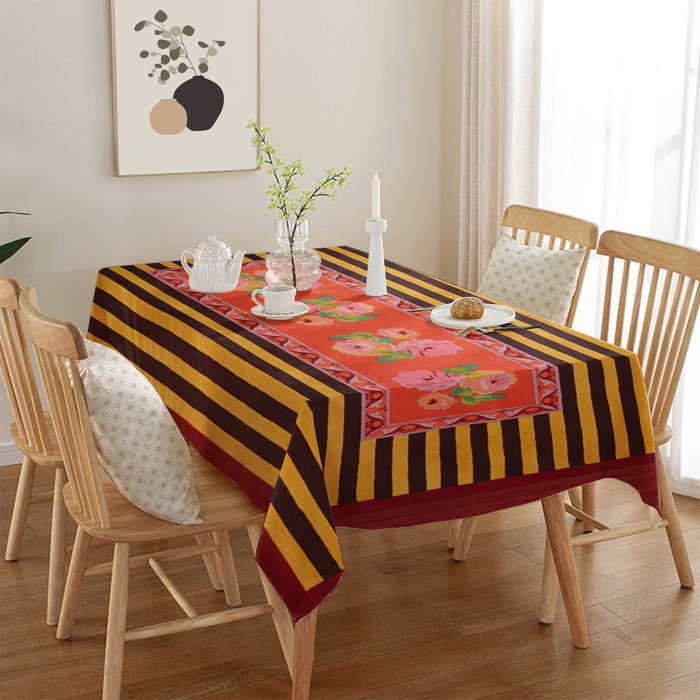 Hermia Mantel Asr-tblclt25 -7 140 x 180 cm, 50% Algodón 50% Poliéster, Elegante y Duradero, Fácil de Cuidar