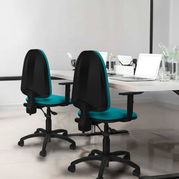 PIQUERAS Y CRESPO Silla de oficina Aýna Naranja con Brazos 1D PIQUERAS Y CRESPO Silla de oficina Aýna Naranja con Brazos 1D