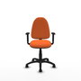 PIQUERAS Y CRESPO Silla de oficina Aýna Naranja con Brazos 1D