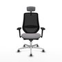 PIQUERAS Y CRESPO Silla de oficina Mardos Gris/Negro con Mecanismo Sincro/Traslack