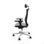 PIQUERAS Y CRESPO Silla de oficina Mardos Gris/Negro con Mecanismo Sincro/Traslack