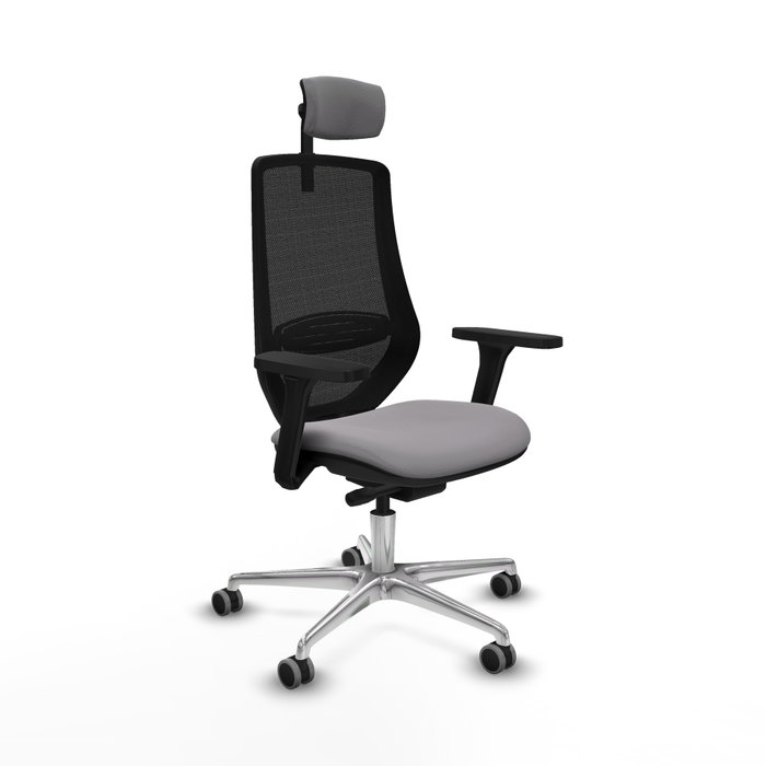 PIQUERAS Y CRESPO Silla de oficina Mardos Gris/Negro con Mecanismo Sincro/Traslack PIQUERAS Y CRESPO Silla de oficina Mardos Gris/Negro con Mecanismo Sincro/Traslack
