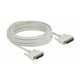 DeLOCK Cable Serie D-Sub 25 Macho a Macho 10 m