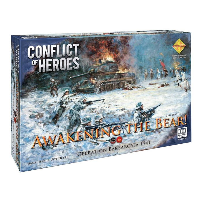 Academy Games Conflict of Heroes Awakening the Bear 3rd Ed - Juego de Mesa de la Segunda Guerra Mundial Academy Games Conflict of Heroes Awakening the Bear 3rd Ed - Juego de Mesa de la Segunda Guerra Mundial