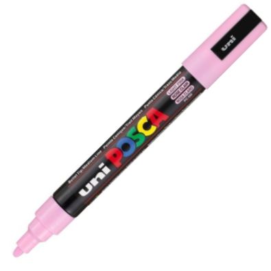Posca PC-5M Marcador de Pintura Punta Bala 1,8-2,5 mm Rosa Claro