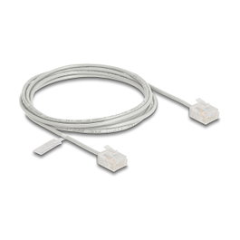 DeLOCK Cable de red RJ45 Cat.6 UTP Ultra Slim 2 m gris