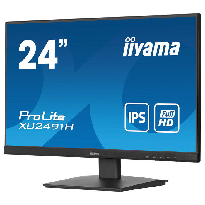 iiyama ProLite XU2491H-B1 Monitor 60.5 cm (23.8") Full HD 1920x1080 IPS, 0.5 ms, 100 Hz, AMD FreeSync, HDMI, DisplayPort, Negro