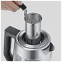 Severin WK 3480 Hervidor de agua y té de cristal Plata / Negro