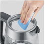 Severin WK 3480 Hervidor de agua y té de cristal Plata / Negro