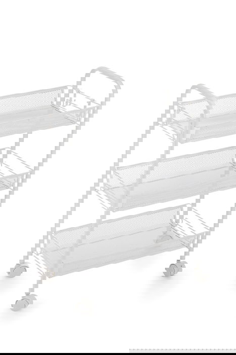 Confortime Carrito Auxiliar 3 Niveles con Ruedas 26.7 cm Ancho x 7.5 cm Alto x 58.7 cm Largo (4 Unidades)