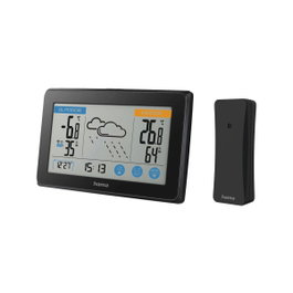 Hama Weather Station Touch Negro