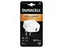 Duracell DRACUSB12W-EU Cargador de Pared, 1 Puerto USB 2.4A, 5V, Blanco, Cargador de Dispositivos Móviles