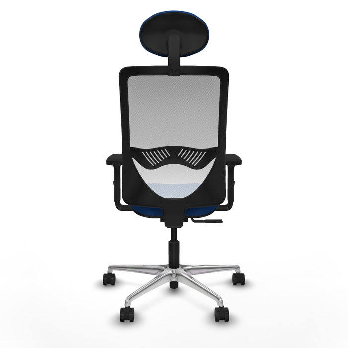 PIQUERAS Y CRESPO Silla de oficina Zulema Azul y Blanco con mecanismo Sincro PIQUERAS Y CRESPO Silla de oficina Zulema Azul y Blanco con mecanismo Sincro