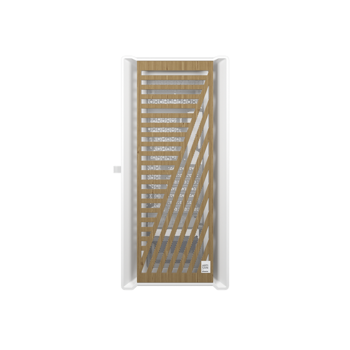 Phoenix Gaming Artisan Noble Caja/Torre de Ordenador con Frontal de Madera, Cristal Templado, USB Tipo-C, Filtro Antipolvo, para GPU de hasta 410 mm