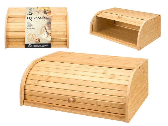 Kinvara Panera de Bambú Natural 38 x 27.5 x 17 cm (Set de 2) Kinvara Panera de Bambú Natural 38 x 27.5 x 17 cm (Set de 2)