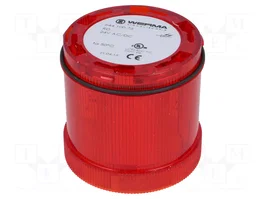 WERMA Señalizador luminoso LED rojo 24V AC/DC