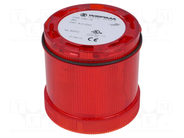 WERMA Señalizador luminoso LED rojo 24V AC/DC WERMA Señalizador luminoso LED rojo 24V AC/DC