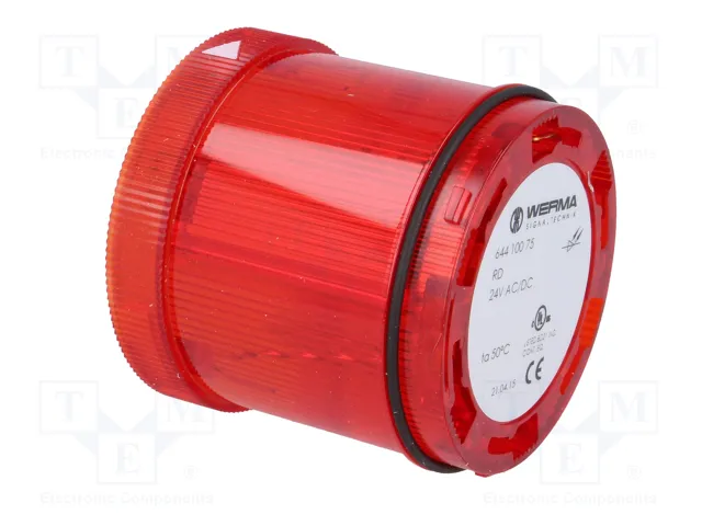 WERMA Señalizador luminoso LED rojo 24V AC/DC WERMA Señalizador luminoso LED rojo 24V AC/DC