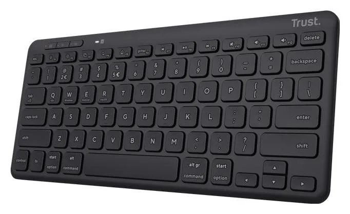 Trust LYRA Teclado Inalámbrico Compacto 80% Negro US