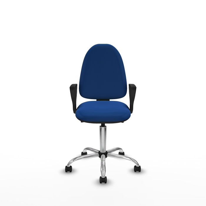 PIQUERAS Y CRESPO Silla de oficina Aýna Azul con mecanismo Asincro