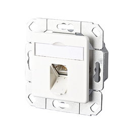 METZ CONNECT Anschlussdose E-DAT C6 8(8) UPk Cat.6, LSA, RJ-45, Blanco (1307371102-I)