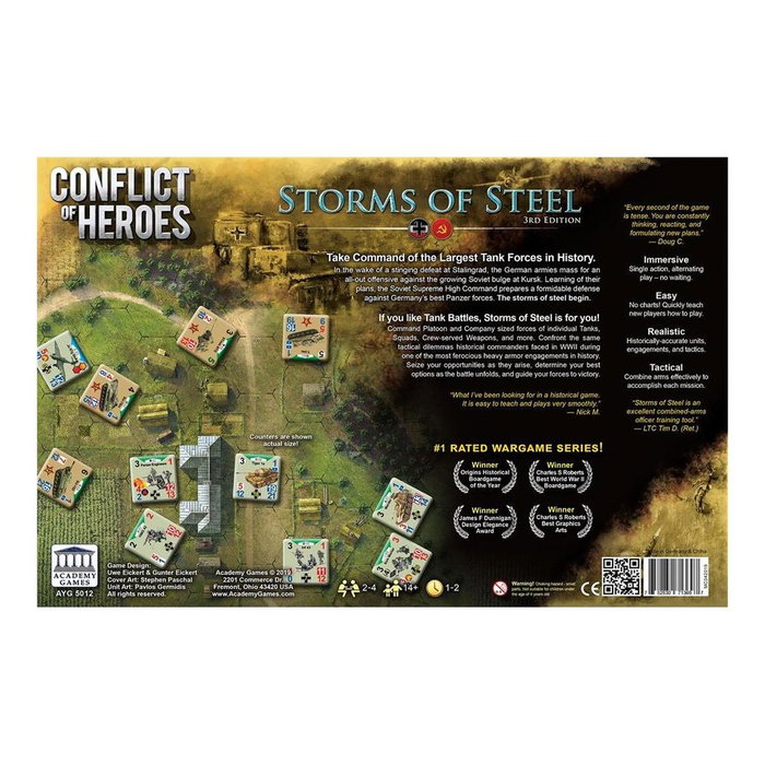 Asmodee Conflict of Heroes: Storms of Steel 3ª Edición