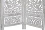 DKD Home Decor Biombo Indio Blanco 2 x 180 x 150 cm Mango MDF