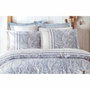 Aucune Juego de cama Azul 100% algodón reforzado con funda nórdica y 2 fundas de almohada