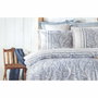 Aucune Juego de cama Azul 100% algodón reforzado con funda nórdica y 2 fundas de almohada